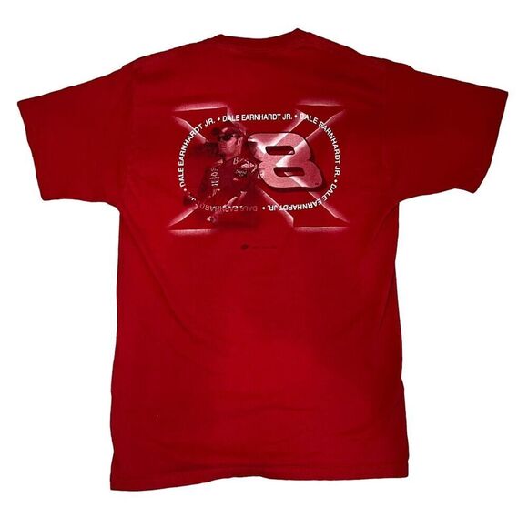 Nascar Dale Earnhardt 8X T-Shirt Size Large Red Short Sleeve Winners Circle - Picture 2 of 7